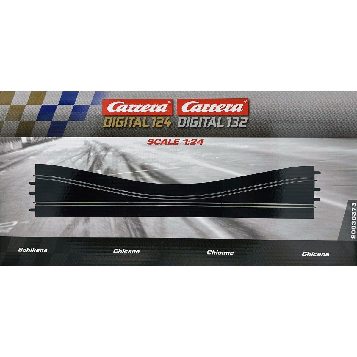 Carrera 20030373 Chicane set for Digital 124/132 (4 Pieces)