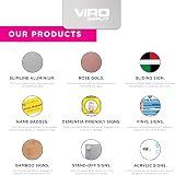 Viro Display No Smoking Vaping Stickers - 100x150mm - 10 Pack - Self-Adhesive view 3