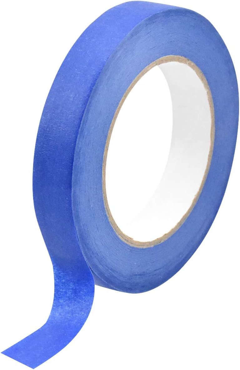 Premium Blue Masking Tape for Artists - 20mm x 50m, Easy Removal, Ideal for Painting & Crafts, 20mm*50m