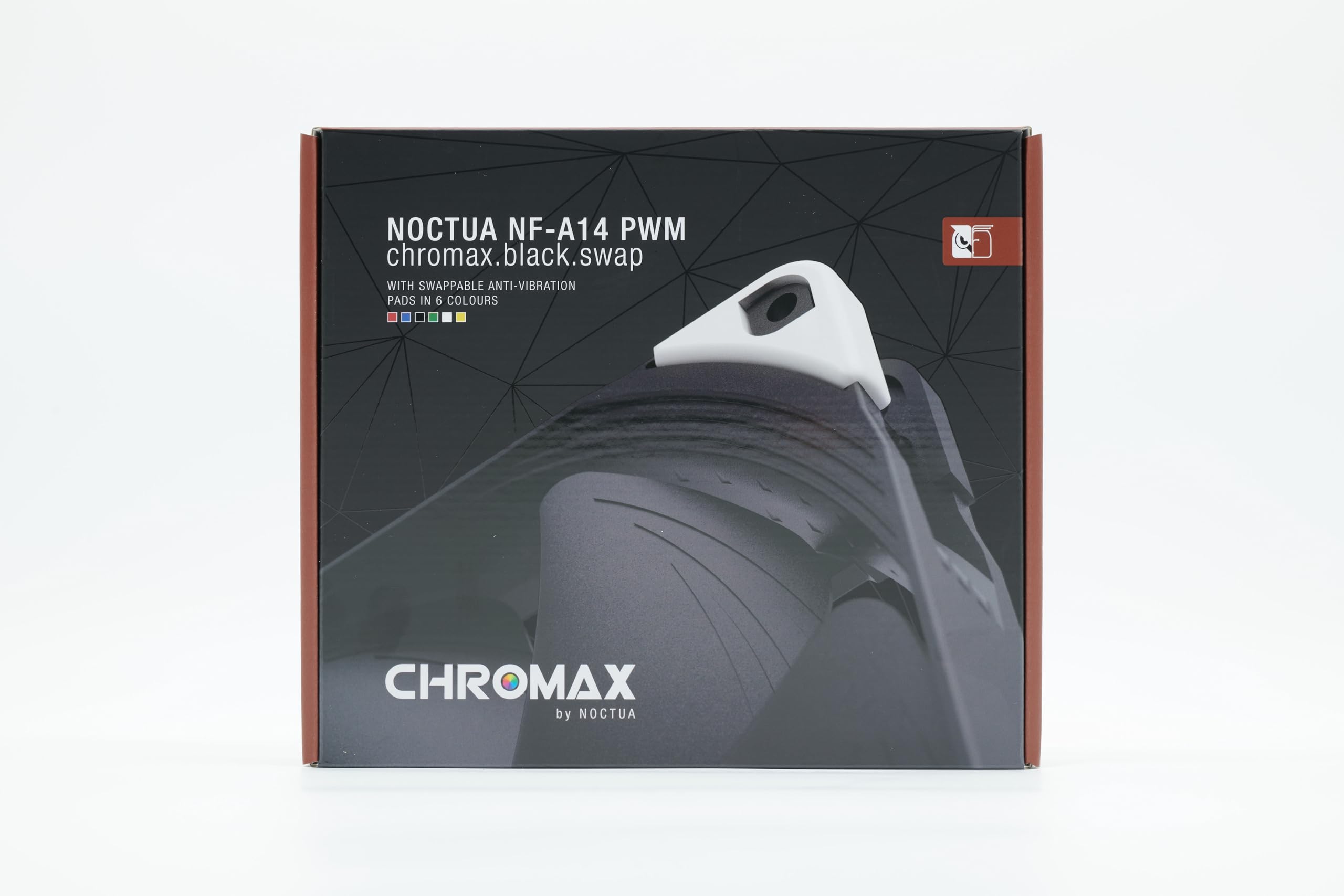 Noctua NF-A14 PWM chromax.Black.swap, Premium Quiet Fan, 4-Pin (140mm, Black)