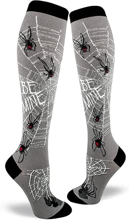Amazon Com Modsocks Women S Spider Web Knee High Socks In Dusk
