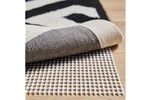 GORILLA GRIP Strong Rug Pad Gripper, US Designed, Grips Help Keep Area Rugs Safe and in Place, Slip and Skid Resistant Pads for Hard Floors, Under Carpet Mat Cushion and Hardwood Protection 2x3 FT