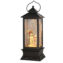 Eldnacele Christmas Snow Globe Lantern with