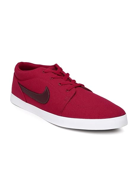 red nike canvas shoes