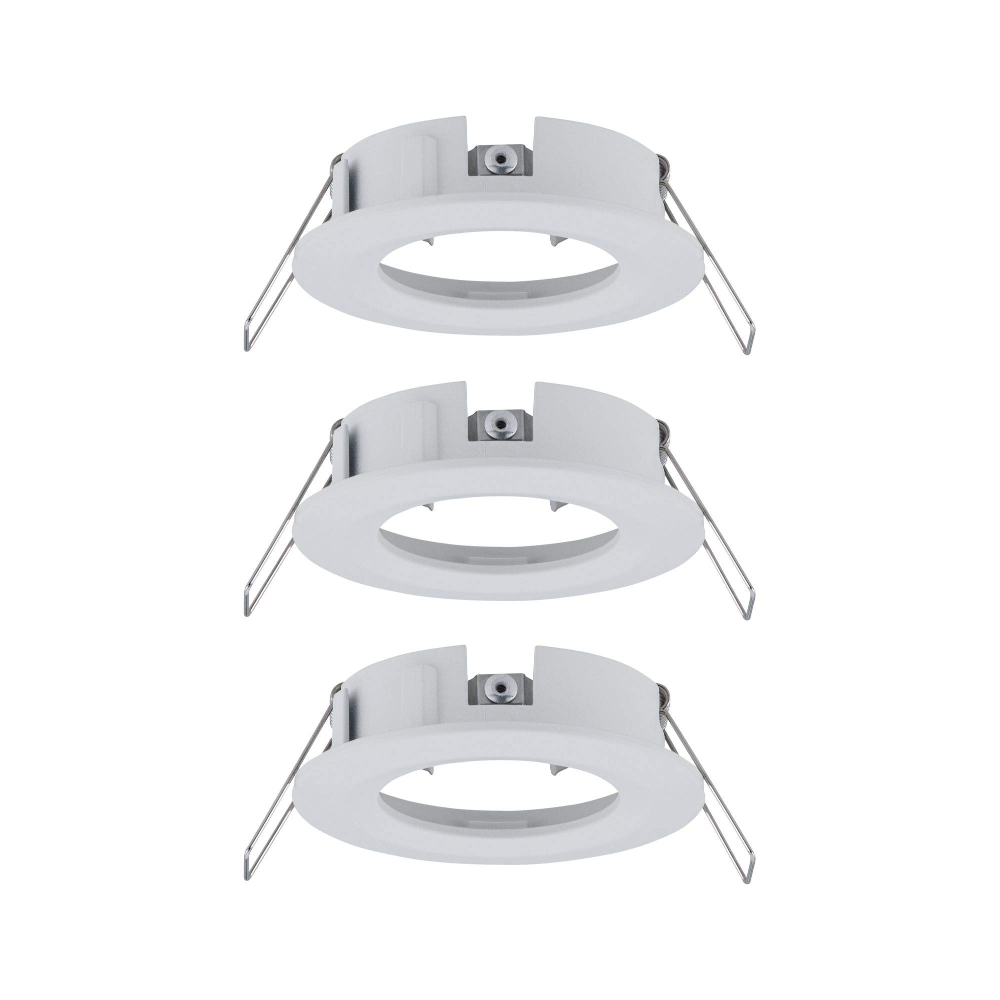 Paulmann 92480 Choose recessed luminaire spot Rigid max. 3x10 watt recessed Ceiling Spotlight White matt recessed lamp Aluminium