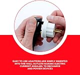SOHAL UK to EU Travel Adapter Type C E F Plug Multi-Device Input view 3