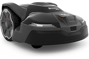 Husqvarna 420iQ Automower Robotic Mower, 1 Acre Mowing Capacity, Wire Free Robot Lawn Mower with Charging Station, RS1 EPOS Reference Station and Replacement Blades