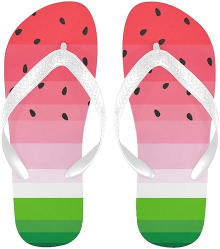 watermelon flip flops
