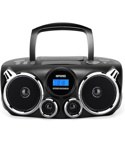 Panasonic RX-D55GC-K Boombox ﾃ｢ﾂﾂ High Power MP3 CD AM/ FM Radio Cassette Recorder with USB &amp; Music Port Sound with 2-Way 4-Speaker (Bl Amazon.com: Panasonic RX-D55GC-K Boombox High Power MP3 CD