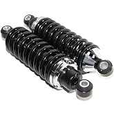 Rear Shock Damper,Rear Street Coilover Springs | Universal Heavy Duty Adjustable Shocks Absorbers SET Black Coated Springs(100 Pound)