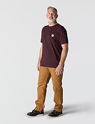 Carhartt Mens Loose Fit Heavyweight Short-Sleeve
