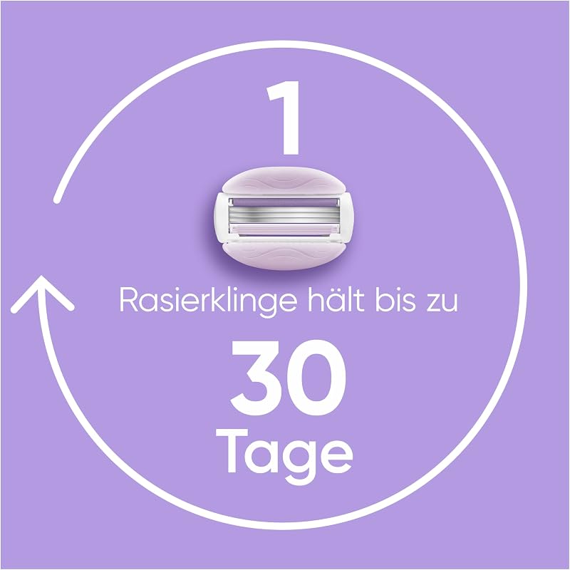 Comfortglide Breeze Rasierklingen, 10 Ersatzklingen, Lila