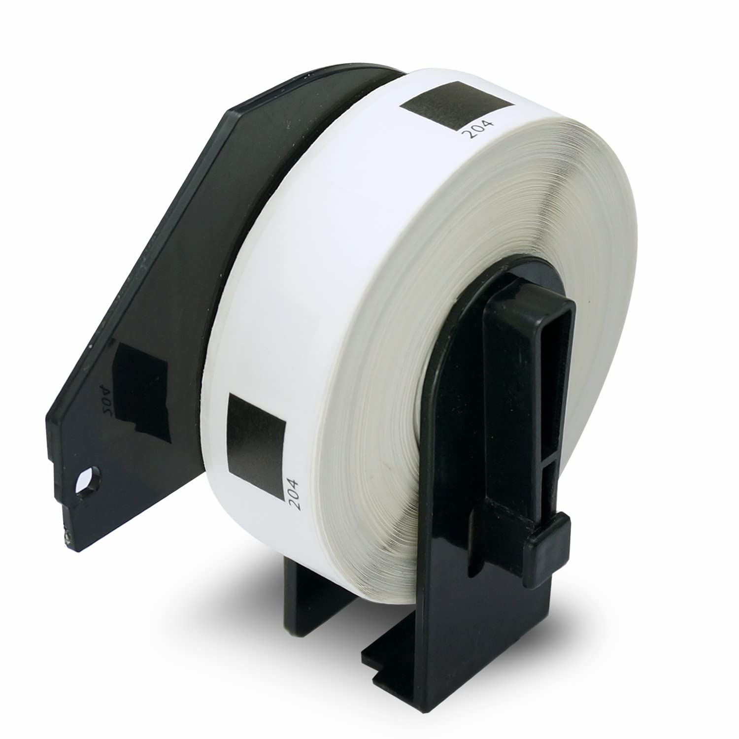 BETCKEY - 1 Roll DK-11204 Labels, 17mm x 54mm, 400 Multi Purpose Labels Compatible with Brother QL Label Printers