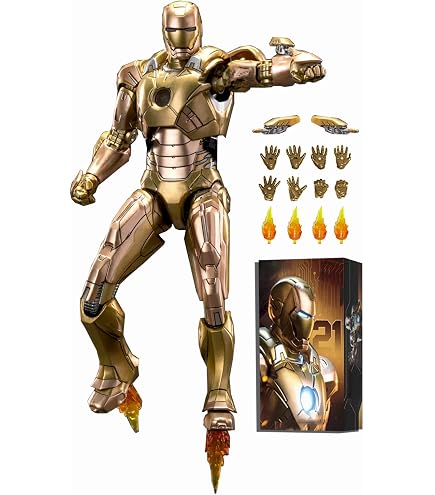 Collection De Figurines MARVEL Édition Spéciale IRON MAN MK 1 I Modèle