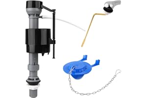 Universal Toilet Flusher Replacement Kit Toilet Flush Flapper Repair Kit Include Toilet Fill Valve 2 Inch Low Flow Toilet Rub