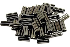 EPIC FISHING CO. Double Crimp Sleeves | 100 Count | Double Barrel Sleeves for Saltwater Fishing