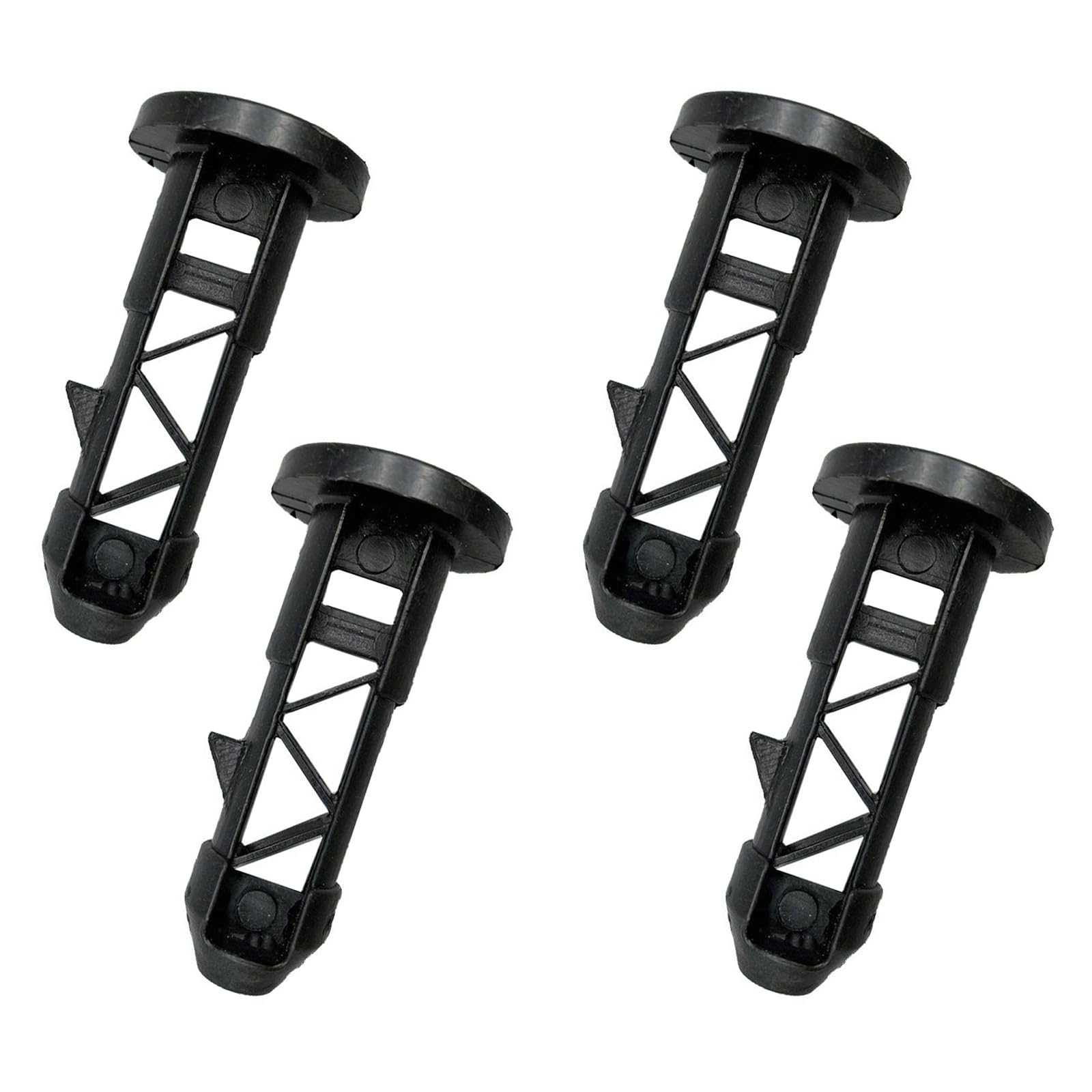 4Pcs Wheelie Hinge Pins Plastic Hinge Pins Black Bin Lid Pin Bin Lid Plastic Plug Fit for 50/80/120/240L Household and Commercial Wheelie Trash Bins