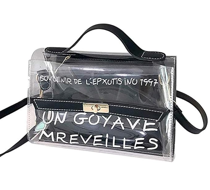 Luxury Transparent Handbag Transparent Jelly Wallet Ladies Handbag