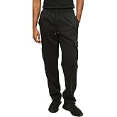 G-Style USA Men's Solid Fleece Heavyweight Cargo Pants