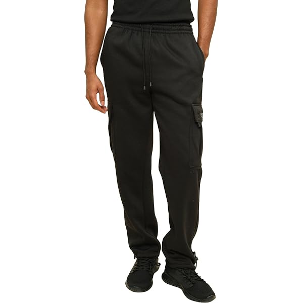 Men's Casual Stretch Big Pocket Cargo Jogger Pants Size 36 DL1291