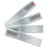 Salzmann Reflective Diamond Grade Sticker | Waterproof, All-Weather Reflective Stickers | Made with 3M Diamond Grade | Pack o