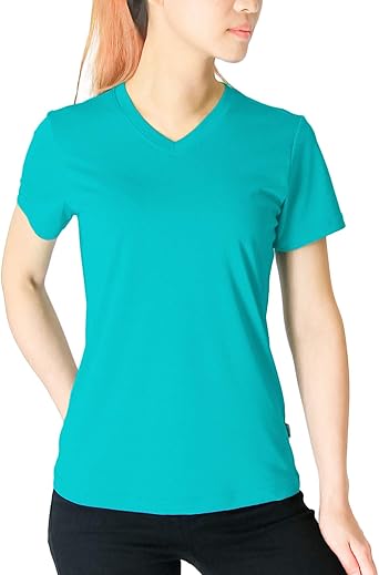 women's v neck athletic shirts