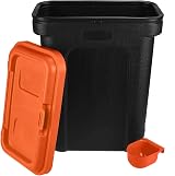 Elito Home & Garden Dry Pet Food Storage Container 30L Red with Scoop view 2