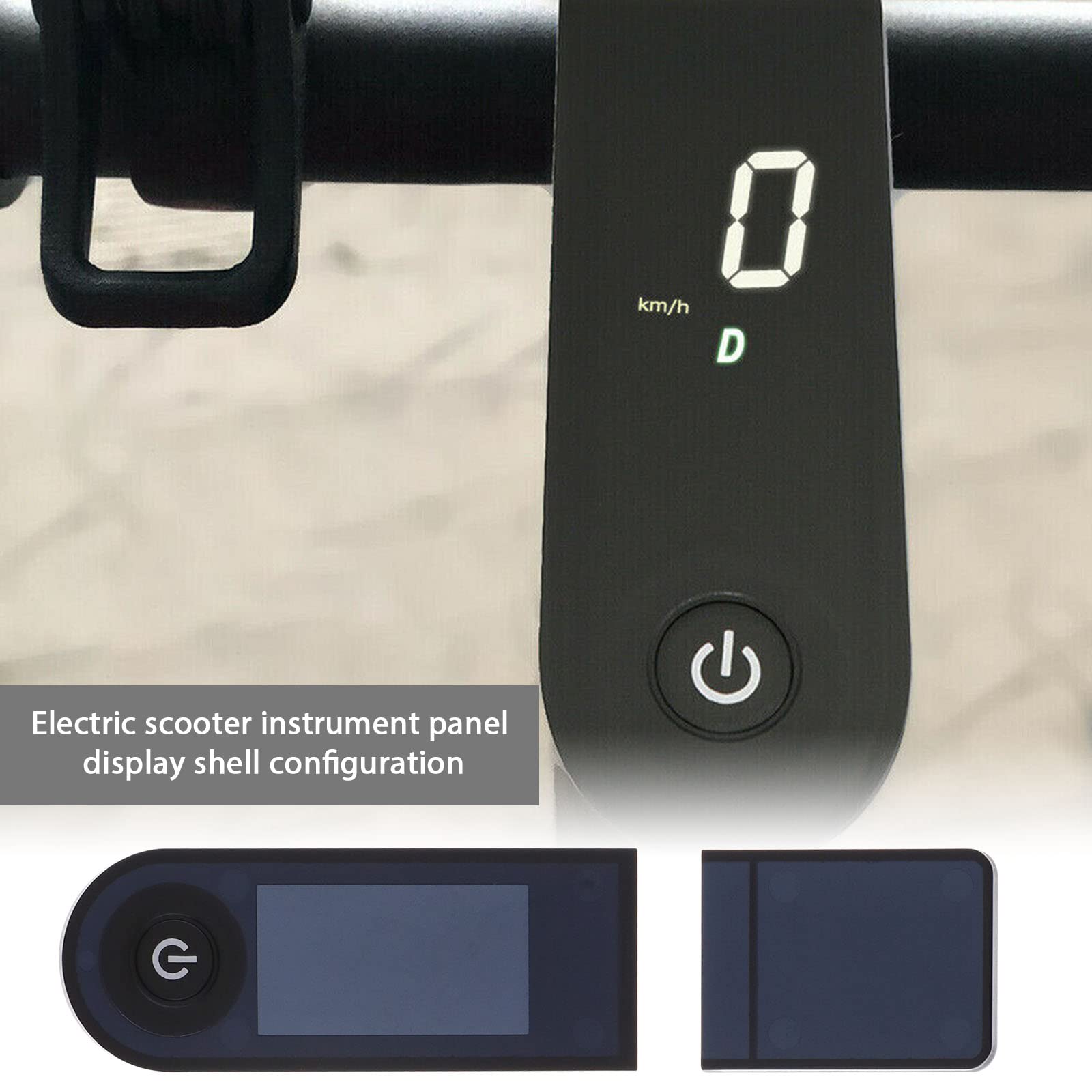 SING F LTD 1 Set of Dashboard Display Shell Replacement Plastic Screen Cover Compatible with Xiaomi M365 1S Essential Pro Pro 2 Electric Scooter