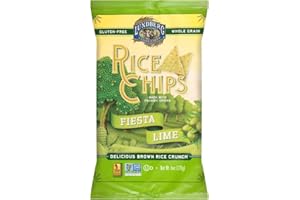 Lundberg Family Farms Rice Chips, Fiesta Lime, 6 Ounce (Pack of 12)