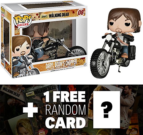 Daryl Dixon's Chopper: Funko POP! x Walking Dead Vinyl Figure + 1 FREE Official Walking Dead Trading Card Bundle [47139]