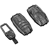 Heavy Metal Key Fob Cover Case Protector for Honda Key Fob Cover with Keychain,Stylish and Durable Protection Key Case Compatible with Civic CR-V Accord HR-V Pilot Odyssey Key Shell Accessories