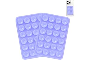 Giumel 2PCS Silicone Suction Phone Case Mount,Non Slip Suction Cup, Hands-Free Phone Accessories Holder for Selfies and Video