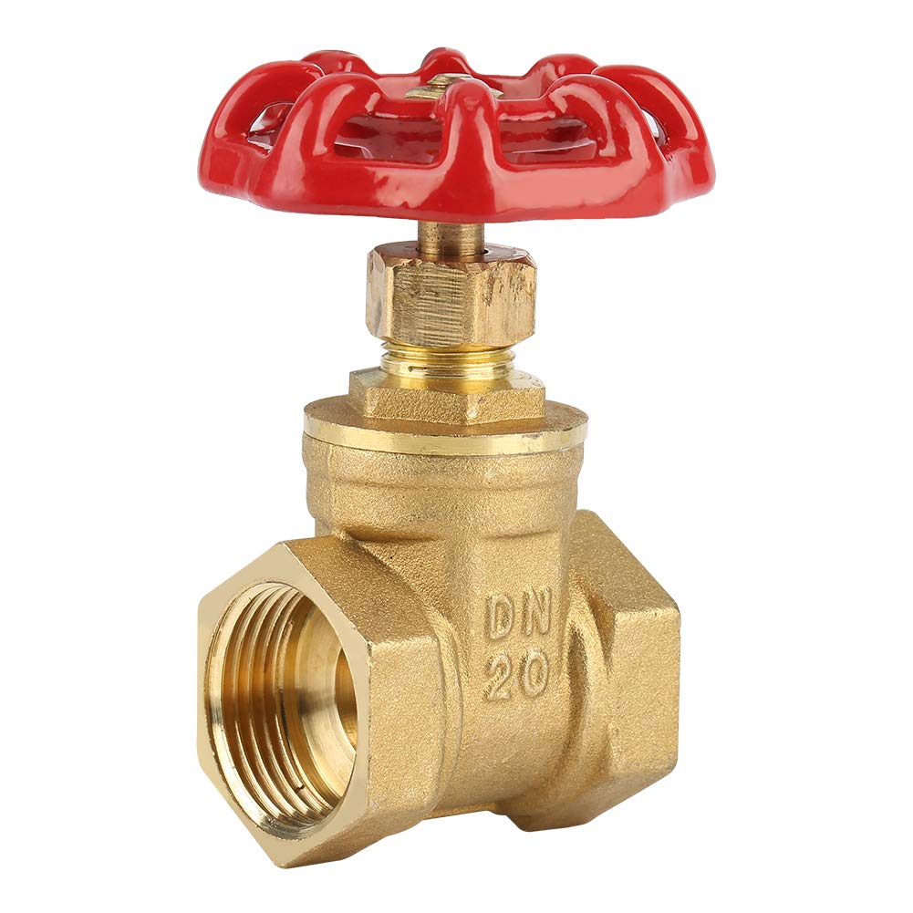 Gate Valve, DN20 Rotary Compression Valve Gate Valve Brass Compression gate. Material for Water, Oil, steam and Gas