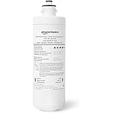 �鶹�� Basics Replacement Filter Cartridge for Under Sink Water Filter, NSF/ANSI 42 & 372 Certified, Service Life 1 Year, 11,
