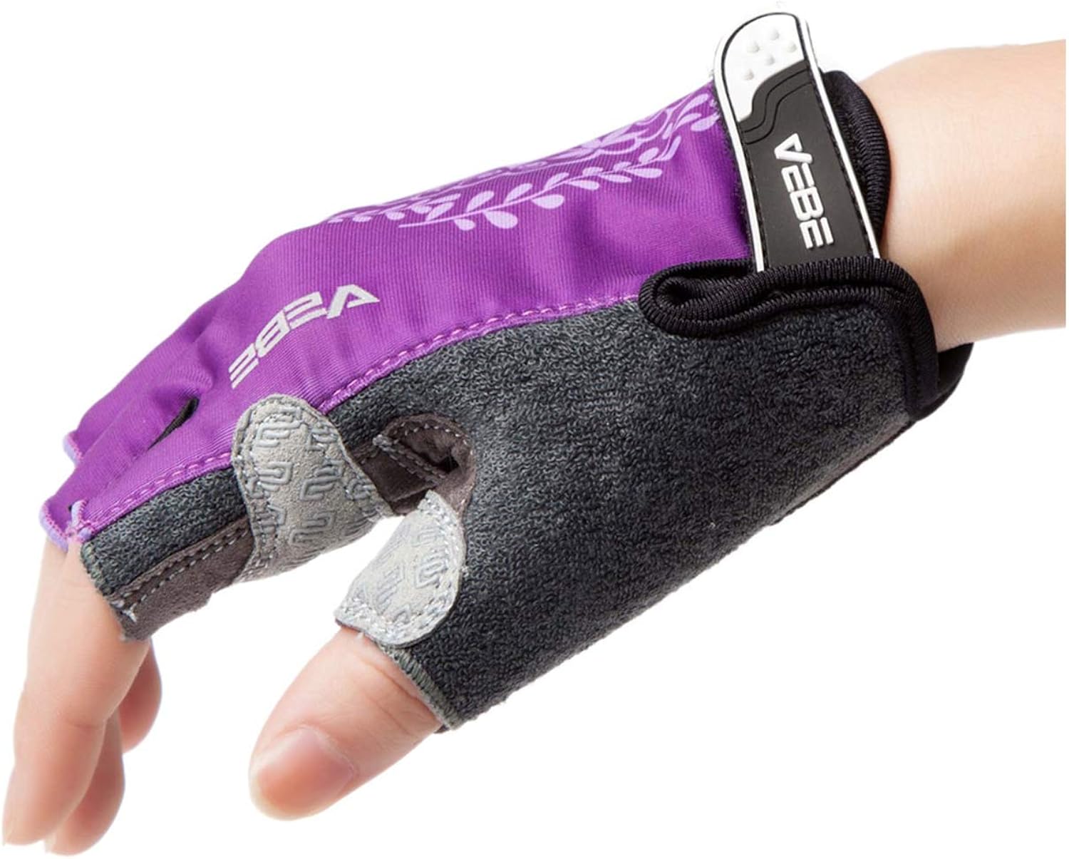 VEBE Women's Biking Cycling Gloves Non-Slip Shockproof Short Finger Gloves Outdoor Riding Mountain Bike Gloves: Clothing