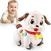 LUDILO Learning Toys for 1 Year Old Boy Girl Gifts: Pull Along Crawling Toy Musical Puppy 6 7 8 9 10 12 18 Month Old Baby Toy 1st Birthday Gifts for Boys Girls Toddler Infant Baby Toys 6-12-18 Months