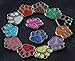 io tags Pet ID Tags, Personalized Dog Tags and Cat Tags, Custom Engraved, Easy to Read, Cute Glitter Paw Pet Tag