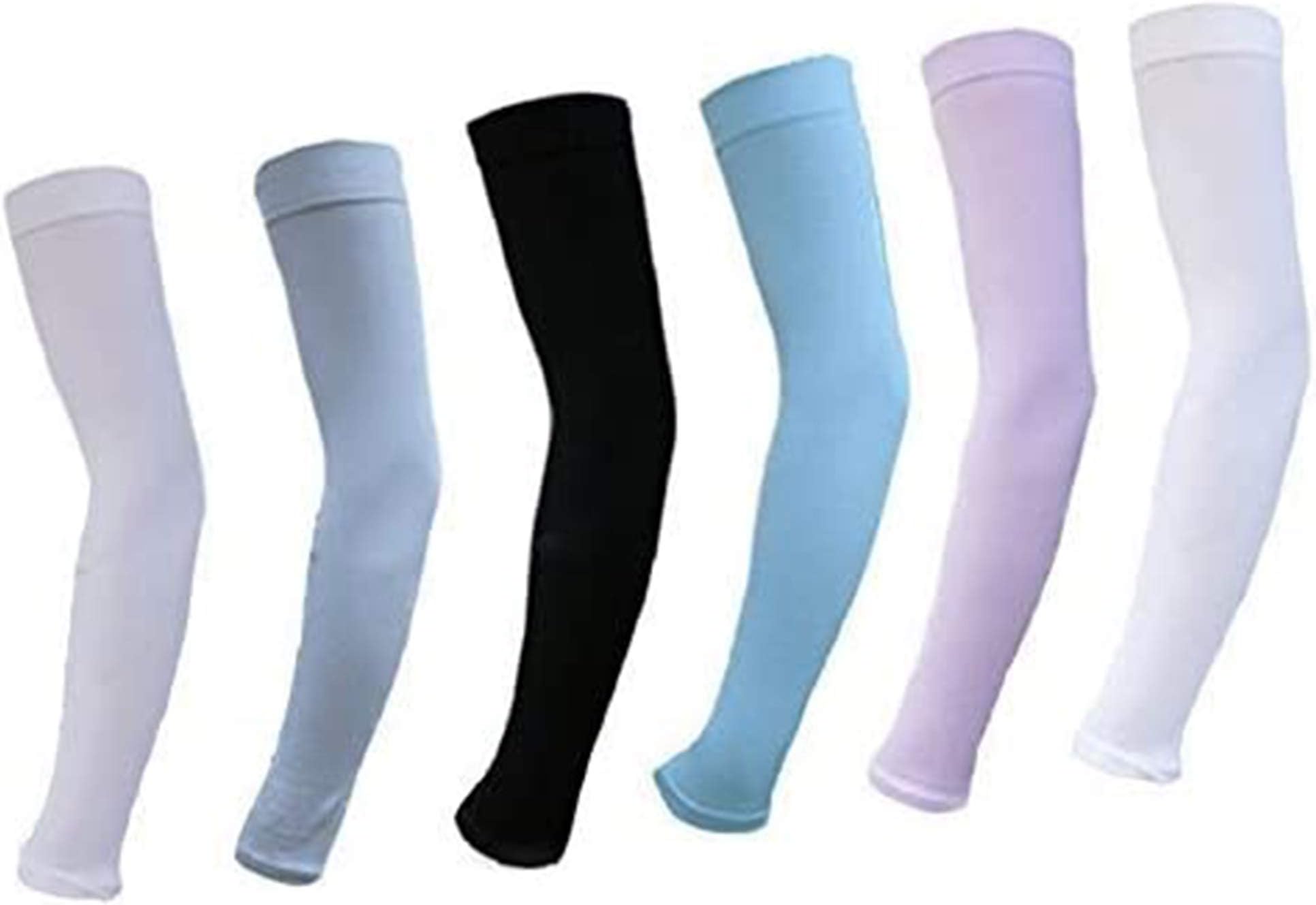 MUXININ Arm Sleeve UV Protection Cool Compression Cooler Long Arm Band for Outdoor Activities Driving 1 Pair