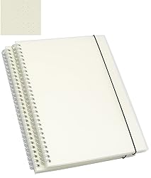 Yansanido Spiral Notebook, 2 Pcs 10.1 Inch x 7.6