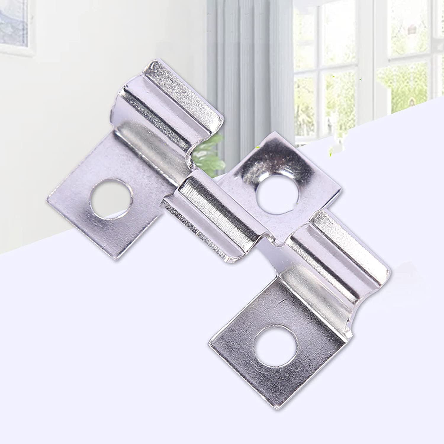 Btstil 100 Pcs Composite Decking Clips, 9mm, Stainless Steel, Hidden Fasteners, Easy to Install, Wide Uses
