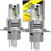 H4 Light Bulbs Hi/Low Beam 90000LM Brightness,1:1 Plug and Play fog light