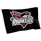 Desert Cactus Cal State East Bay University California CSEBUC Flag - 3 x 5 Feet Pioneers Banner, Indoor/Outdoor Durable Fabric, 100% Polyester Design (Style B)
