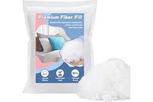 ZXIIXZ 1.8oz Polyfill Stuffing, Polyester Fiberfill Stuffing for Small Stuffed Animals, (1.8oz-1.87 lb) Fluff Premium Fiber Fill Crochet Stuffing for Crafts Diy Stuffing /50g