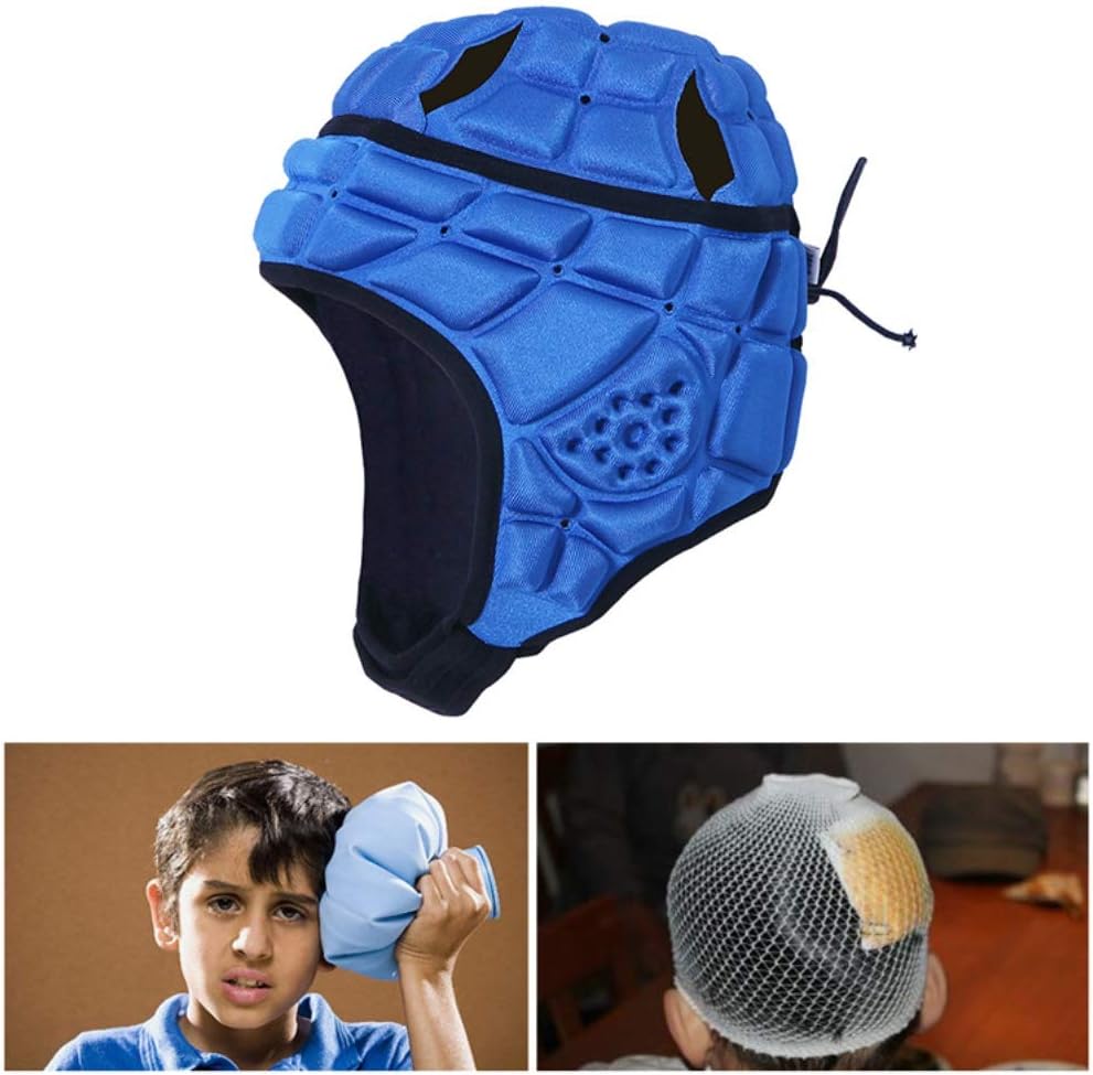 Gyrate Dream Kinder Professionelle Fussballtorhuter Helm Kinder Fussball Ruger Cap Kopfbedeckung Torwart Roller Kind Skating Hut Kopfschutz Amazon De Sport Freizeit