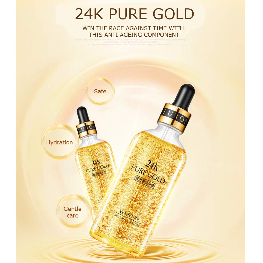 24k pure gold serum