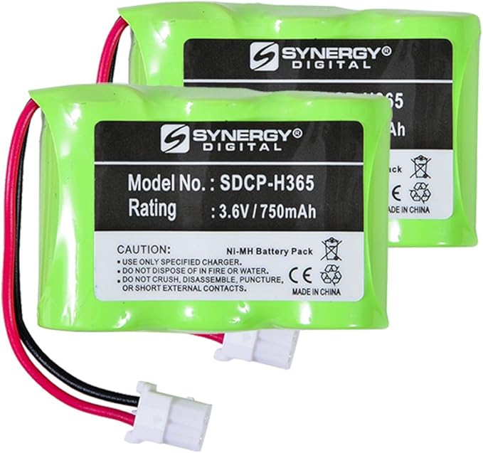 Vtech CS51212 Cordless Phone Battery ComboPack Includes