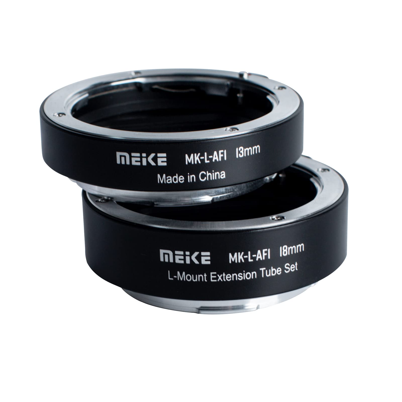 Meike L-AF1 Metal Auto Focus Macro Extension Tube Adapter Ring (13mm+18mm) for Panasonic Lumix Sigma L Mirrorless Camera Such as S1 S1R S1H S5 FP