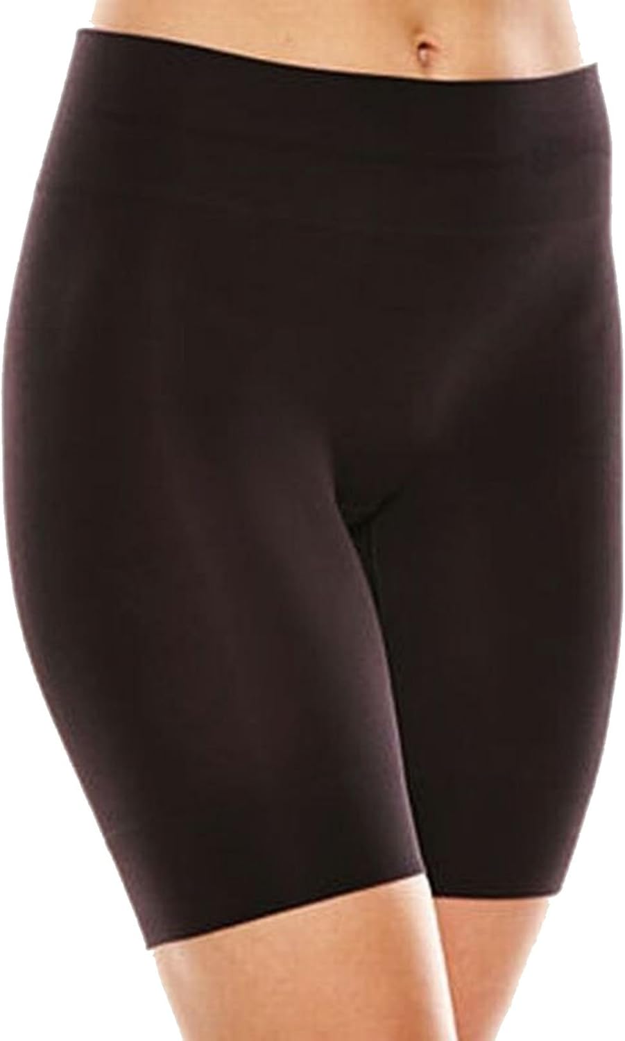 Jockey Women's Underwear Cling Free Mid Length Skimmies, Black, M at