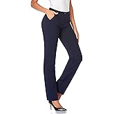 Tapata Women's 28''/30''/32''/34'' Stretchy Straight Dress Pants with Pockets Tall, Petite, Regular for Office Work Business