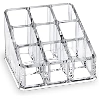 Super Z Outlet Lippenstift-Organizer Aus Acryl – 12 Fächer, Transparent, Kompakt